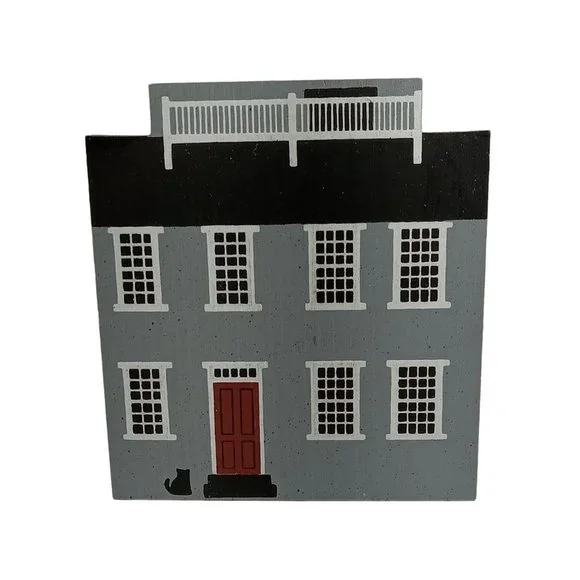 Cat's Meow Village Nantucket Series Maria Mitchell House Signed Faline 1989 - Picture 1 of 8